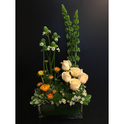 大象耳高身檯花1